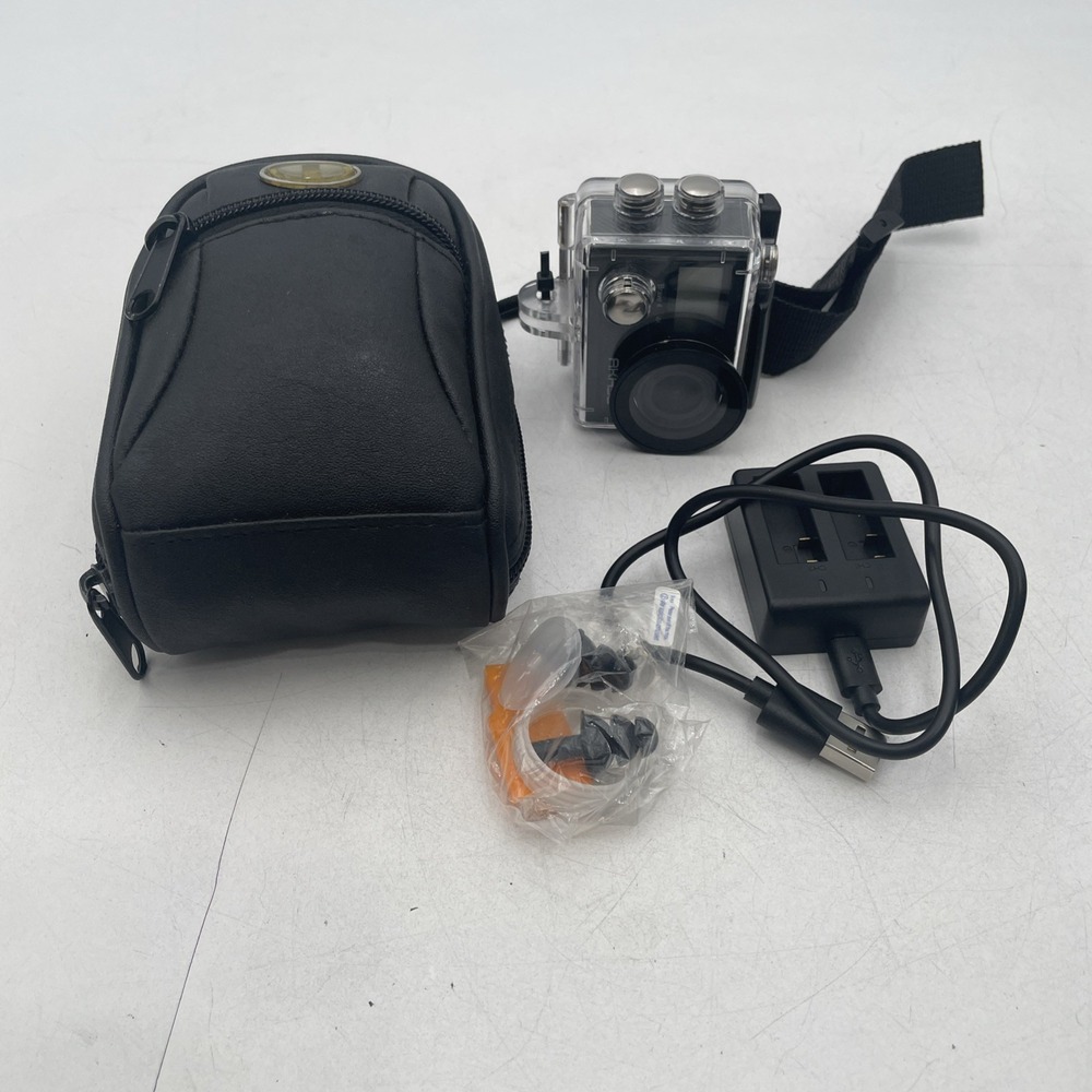 AKASO Brave 4 Action Waterproof Camera 4K Ultra HD 60FPS+Battery+Charger- Tested